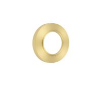 BUR55SB Frelan Hardware Burlington Knurled Outer Roses for Levers and Turn & Releases Satin Brass