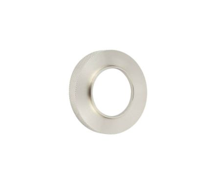 Click Here To Enlarge This Photo Of BUR55SN Frelan Hardware Burlington Knurled Outer Roses for Levers and Turn & Releases Satin Nickel