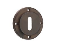 BUR60DB Frelan Hardware Burlington Standard Keyway Escutcheon (No Outer Rose) Dark Bronze
