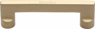 C0345 96-SB Heritage Brass Cabinet Pull Apollo Design 96mm ctc Satin Brass Finish