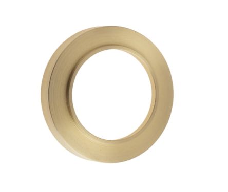 Click Here To Enlarge This Photo Of BUR71SB Frelan Hardware Burlington Plain Outer Rose for Escutcheons Satin Brass