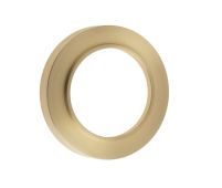 BUR71SB Frelan Hardware Burlington Plain Outer Rose for Escutcheons Satin Brass
