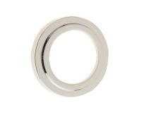 BUR73PN Frelan Hardware Burlington Stepped Outer Rose for Escutcheons Polished Nickel