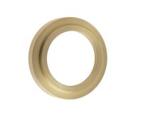 BUR73SB Frelan Hardware Burlington Stepped Outer Rose for Escutcheons Satin Brass