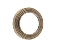 BUR74AB Frelan Hardware Burlington Reeded Outer Rose for Escutcheons Antique Brass