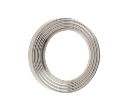 Click Here To Enlarge This Photo Of BUR74SN Frelan Hardware Burlington Reeded Outer Rose for Escutcheons Satin Nickel