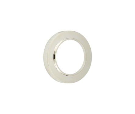 Click Here To Enlarge This Photo Of BUR75PN Frelan Hardware Burlington Knurled Outer Rose for Escutcheons Polished Nickel