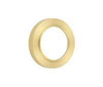 BUR75SB Frelan Hardware Burlington Knurled Outer Rose for Escutcheons Satin Brass