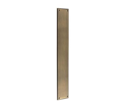 Click Here To Enlarge This Photo Of BUR778AB Frelan Hardware Burlington Finger Plate 450mm x 75mm Antique Brass