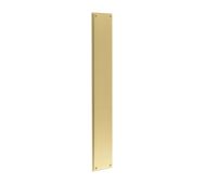 BUR778SB Frelan Hardware Burlington Finger Plate 450mm x 75mm Satin Brass