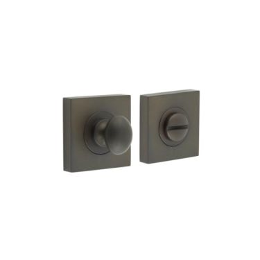 Click Here To Enlarge This Photo Of BUR-80DB-150DB Frelan Hardware Burlington Turn & Release (Inner 1) Square Plain Rose Dark Bronze