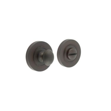 Click Here To Enlarge This Photo Of BUR-80DB-50DB Frelan Hardware Burlington Turn & Release (Inner 1) Plain Rose Dark Bronze