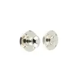 BUR80PN Frelan Hardware Burlington Turns & Release (Inner 1) (No Outer Rose) Polished Nickel