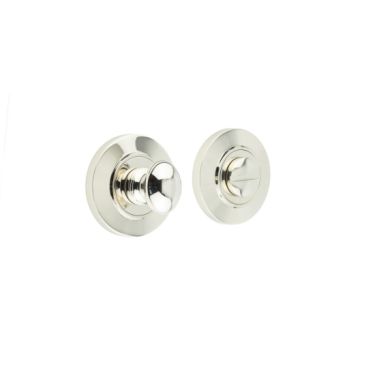 Click Here To Enlarge This Photo Of BUR-80PN-51PN Frelan Hardware Burlington Turn & Release (Inner 1) Chamfered Rose Polished Nickel