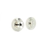 BUR-80PN-51PN Frelan Hardware Burlington Turn & Release (Inner 1) Chamfered Rose Polished Nickel