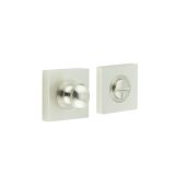 BUR-80SN-150SN Frelan Hardware Burlington Turn & Release (Inner 1) Square Plain Rose Satin Nickel