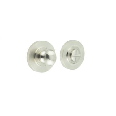 Click Here To Enlarge This Photo Of BUR-80SN-50SN Frelan Hardware Burlington Turn & Release (Inner 1) Plain Rose Satin Nickel