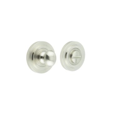 Click Here To Enlarge This Photo Of BUR-80SN-52SN Frelan Hardware Burlington Turn & Release (Inner 1) Stepped Rose Satin Nickel