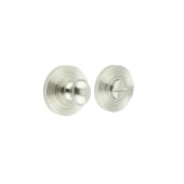BUR-80SN-53SN Frelan Hardware Burlington Turn & Release (Inner 1) Reeded Rose Satin Nickel