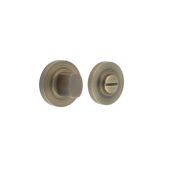 BUR-81AB-50AB Frelan Hardware Burlington Turn & Release (Inner 3) Plain Rose Antique Brass