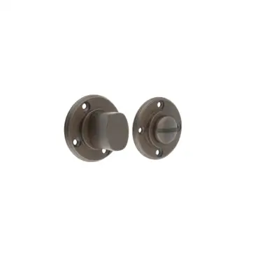 Click Here To Enlarge This Photo Of BUR81DB Frelan Hardware Burlington Turns & Release (Inner 3) (No Outer Rose) Dark Bronze