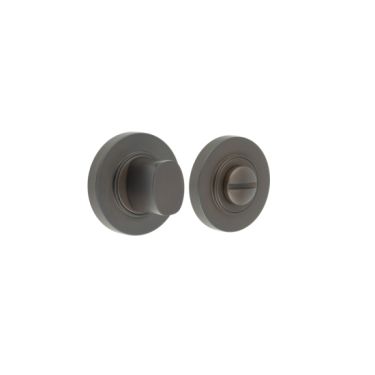 Click Here To Enlarge This Photo Of BUR-81DB-50DB Frelan Hardware Burlington Turn & Release (Inner 3) Plain Rose Dark Bronze