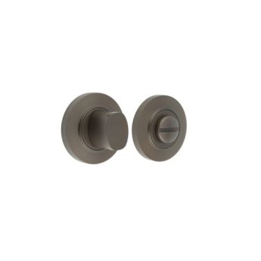 Click Here To Enlarge This Photo Of BUR-81DB-51DB Frelan Hardware Burlington Turn & Release (Inner 3) Chamfered Rose Dark Bronze