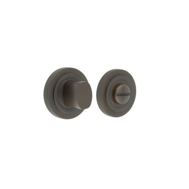 Click Here To Enlarge This Photo Of BUR-81DB-52DB Frelan Hardware Burlington Turn & Release (Inner 3) Stepped Rose Dark Bronze