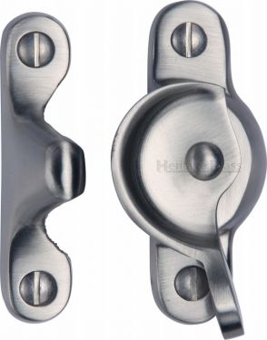 Click Here To Enlarge This Photo Of V2060-SC Heritage Brass Fitch Pattern Sash Fastener Satin Chrome Finish