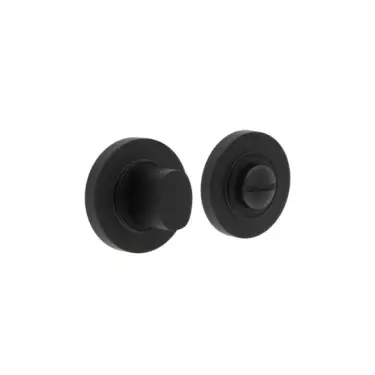 Click Here To Enlarge This Photo Of BUR-81MB-50MB Frelan Hardware Burlington Turn & Release (Inner 3) Plain Rose Matt Black