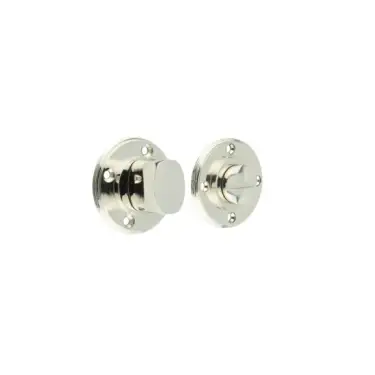 Click Here To Enlarge This Photo Of BUR81PN Frelan Hardware Burlington Turns & Release (Inner 3) (No Outer Rose) Polished Nickel