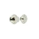 BUR81PN Frelan Hardware Burlington Turns & Release (Inner 3) (No Outer Rose) Polished Nickel