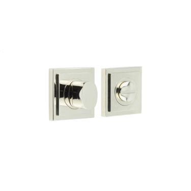 Click Here To Enlarge This Photo Of BUR-81PN-152PN Frelan Hardware Burlington Turn & Release (Inner 3) Square Stepped Rose Polished Nickel