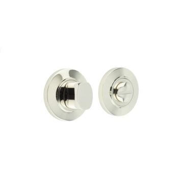 Click Here To Enlarge This Photo Of BUR-81PN-51PN Frelan Hardware Burlington Turn & Release (Inner 3) Chamfered Rose Polished Nickel