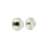 BUR-81PN-53PN Frelan Hardware Burlington Turn & Release (Inner 3) Reeded Rose Polished Nickel