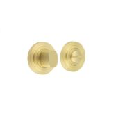 BUR-81SB-52SB Frelan Hardware Burlington Turn & Release (Inner 3) Stepped Rose Satin Brass