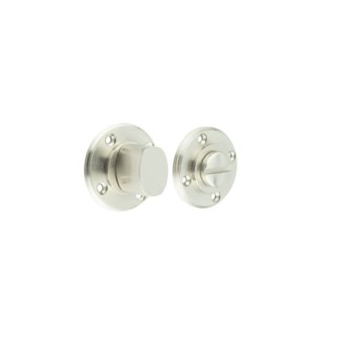 Click Here To Enlarge This Photo Of BUR81SN Frelan Hardware Burlington Turns & Release (Inner 3) (No Outer Rose) Satin Nickel