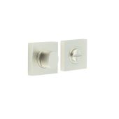 BUR-81SN-150SN Frelan Hardware Burlington Turn & Release (Inner 3) Square Plain Rose Satin Nickel