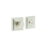 BUR-81SN-152SN Frelan Hardware Burlington Turn & Release (Inner 3) Square Stepped Rose Satin Nickel