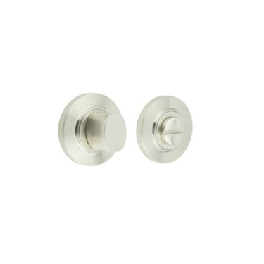 Click Here To Enlarge This Photo Of BUR-81SN-51SN Frelan Hardware Burlington Turn & Release (Inner 3) Chamfered Rose Satin Nickel