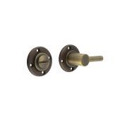 BUR82AB Frelan Hardware Burlington Easy Turn & Release (No Outer Rose) Antique Brass