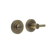 BUR-82AB-50AB Frelan Hardware Burlington Easy Turn & Release on Plain Rose Antique Brass