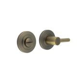 BUR-82AB-51AB Frelan Hardware Burlington Easy Turn & Release on Chamfered Rose Antique Brass