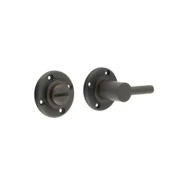 Click Here To Enlarge This Photo Of BUR82DB Frelan Hardware Burlington Easy Turn & Release (No Outer Rose) Dark Bronze