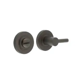 BUR-82DB-50DB Frelan Hardware Burlington Easy Turn & Release on Plain Rose Dark Bronze