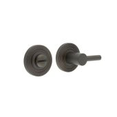 BUR-82DB-53DB Frelan Hardware Burlington Easy Turn & Release on Reeded Rose Dark Bronze
