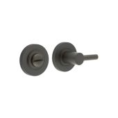 BUR-82DB-55DB Frelan Hardware Burlington Easy Turn & Release on Knurled Rose Dark Bronze