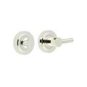 BUR-82PN-52PN Frelan Hardware Burlington Easy Turn & Release on Stepped Rose Polished Nickel