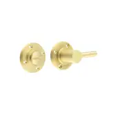 BUR82SB Frelan Hardware Burlington Easy Turn & Release (No Outer Rose) Satin Brass
