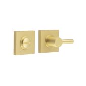 BUR-82SB-150SB Frelan Hardware Burlington Easy Turn & Release on Square Plain Rose Satin Brass